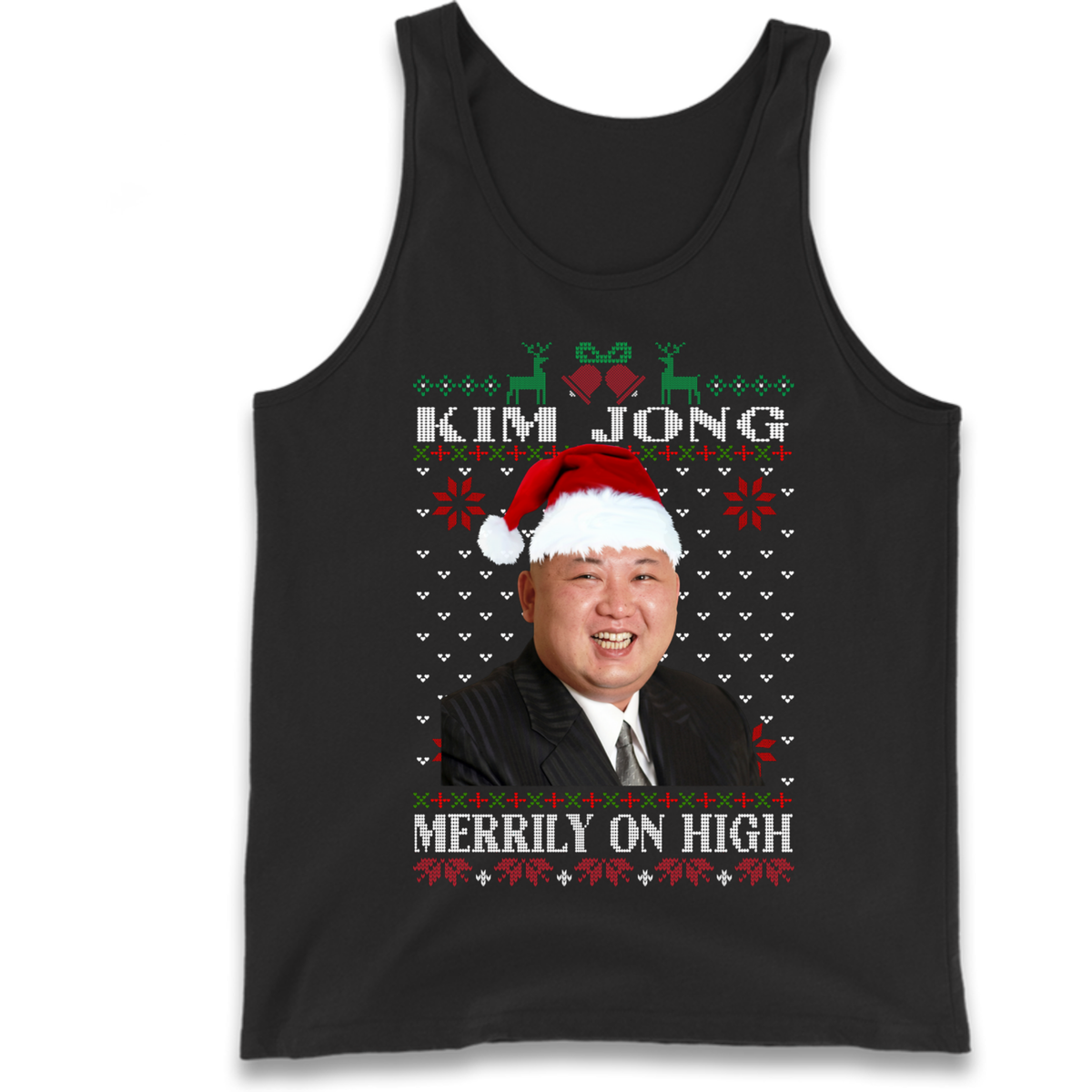 Kim Jong Christmas Tank Top