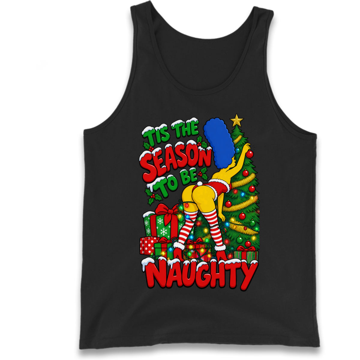 Simpsons Christmas Tank Top