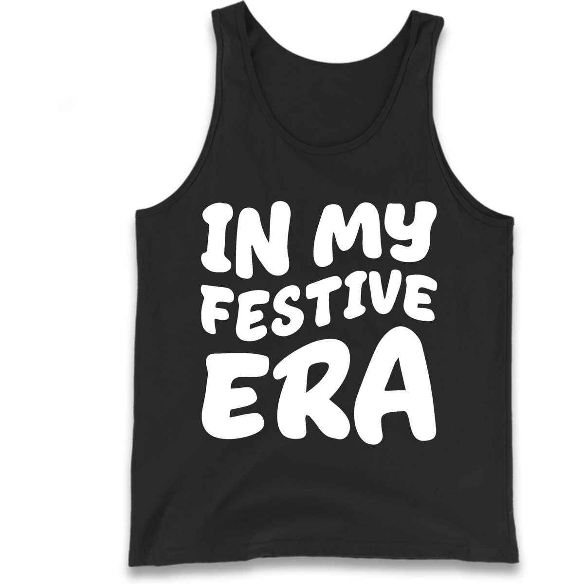 Modern Christmas Slogan Tank Top