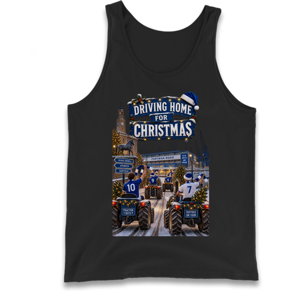 Ipswich Town Christmas Tank Top