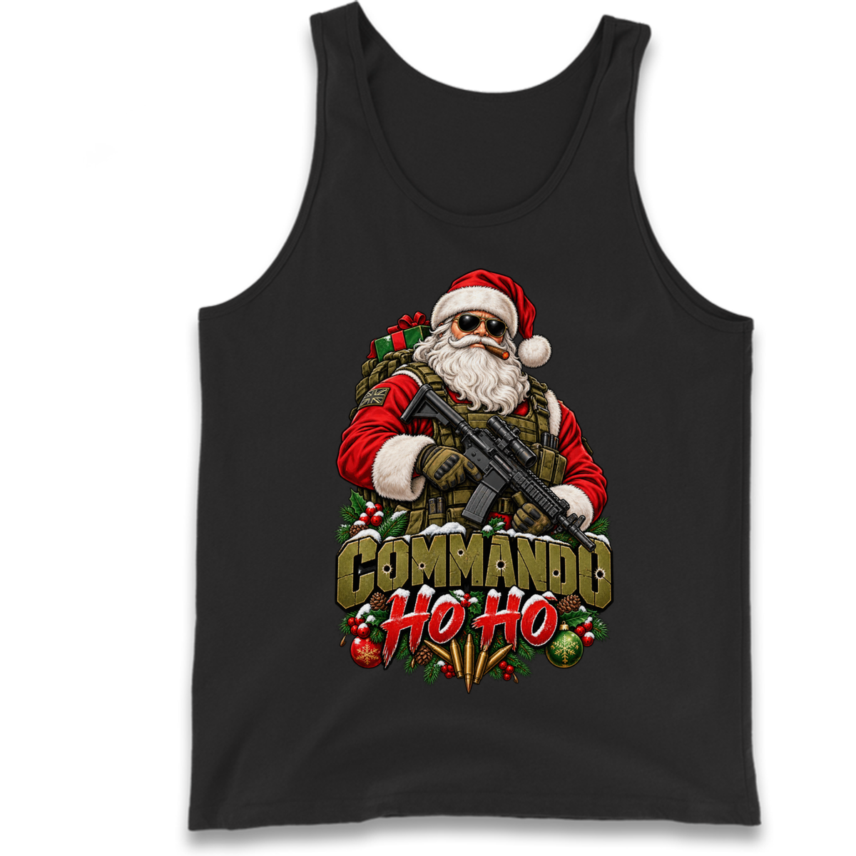 Commando Christmas Tank Top