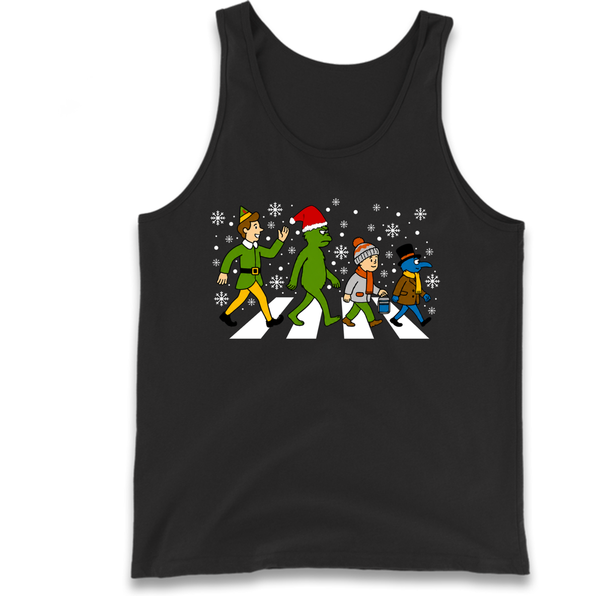 Abbey Road Walk Christmas jumper Tank Top
