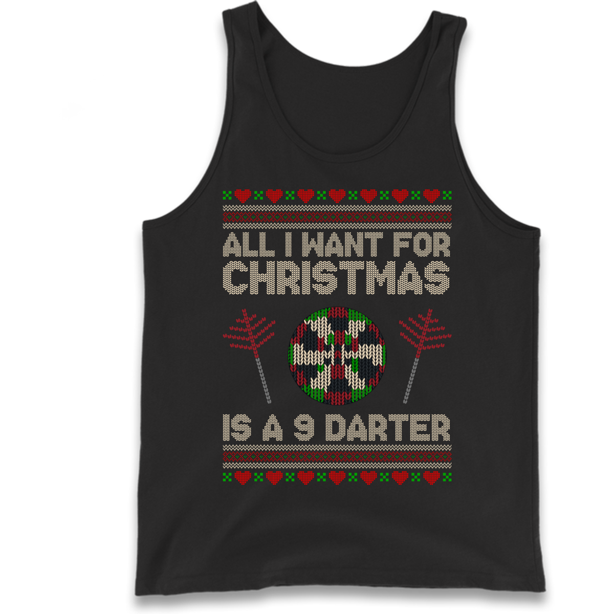 Festive Darts Outfit Tank Top