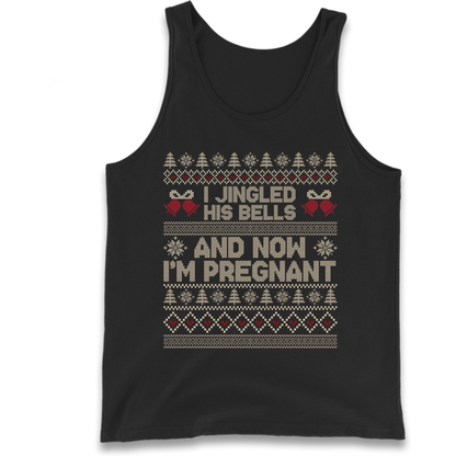 Pregnant At Christmas Tank Top