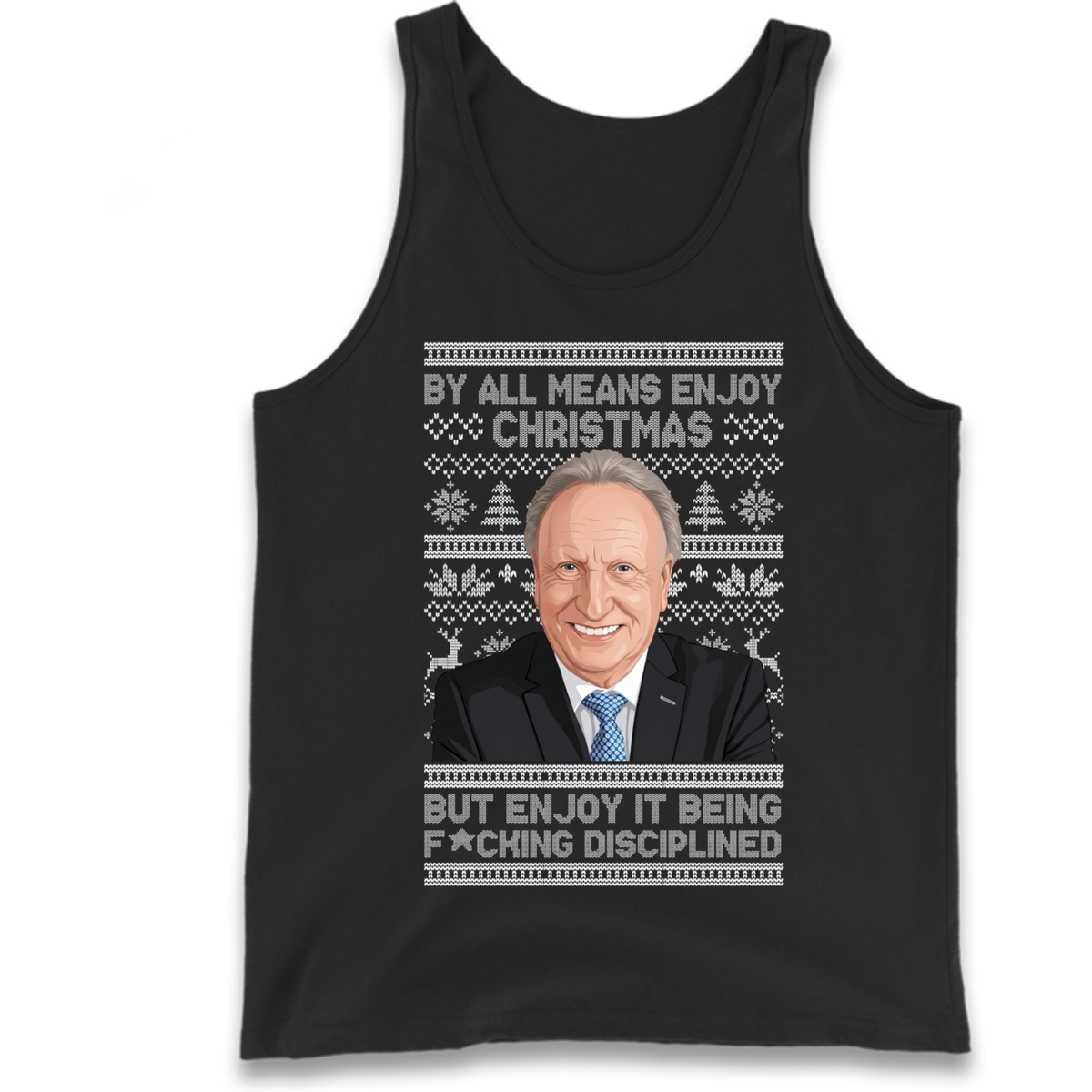 Neil Warnock Christmas Tank Top