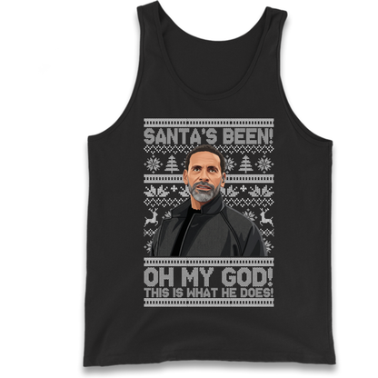 Steve Rio Ferdinand Christmas Tank Top