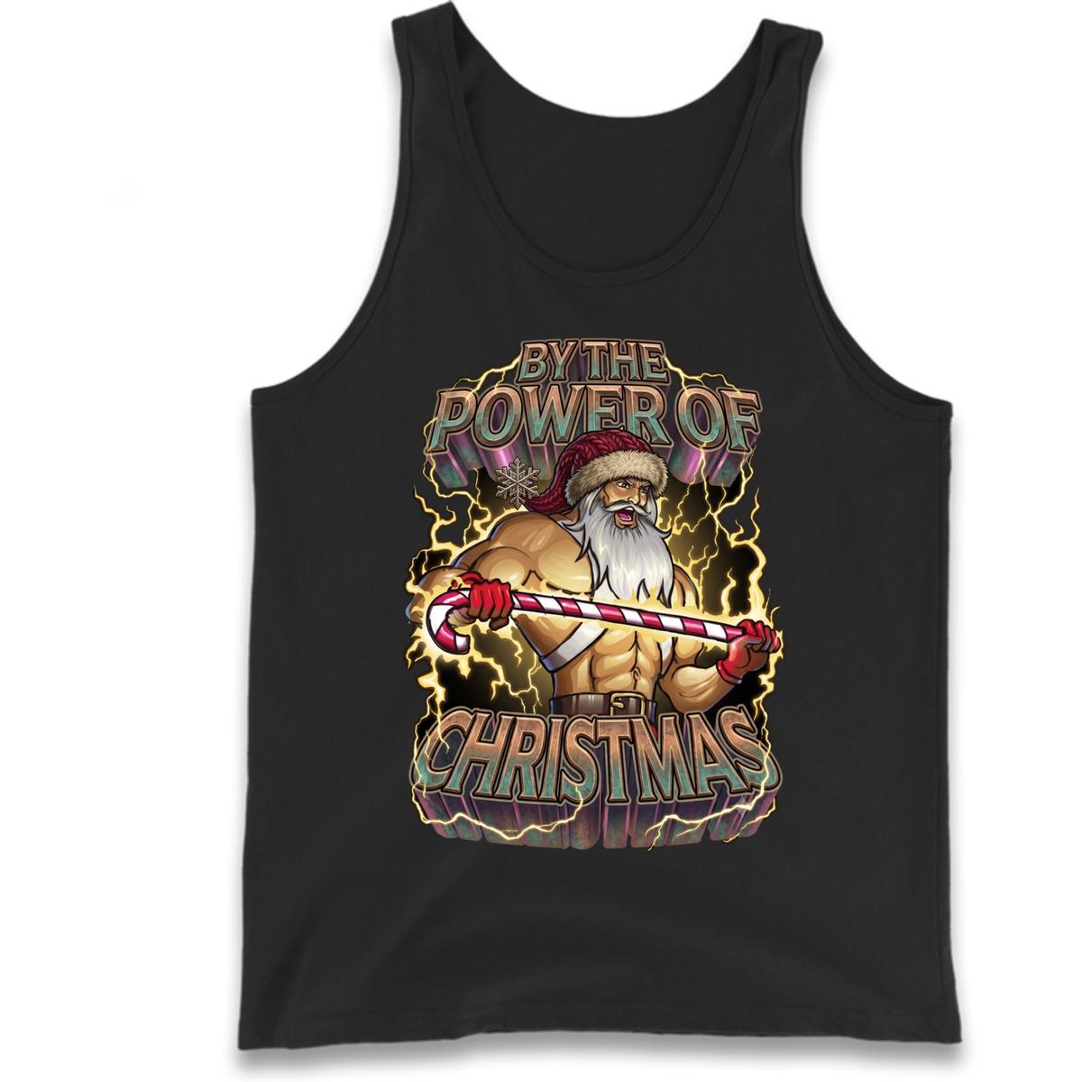 Retro Fantasy Christmas Tee Tank Top