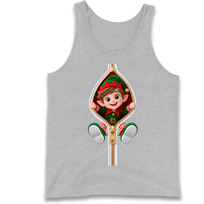 Elf Christmas Jumper Tank Top