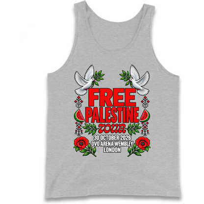 Macklemore and Friends Free Palestine Tour London 2026 Tank Top