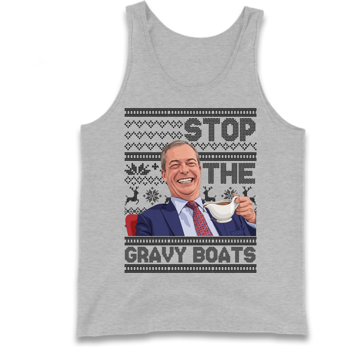 Satirical Festive Top Tank Top