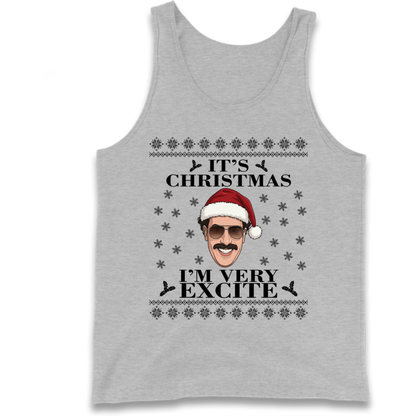 I Very Excite Christmas Tank Top