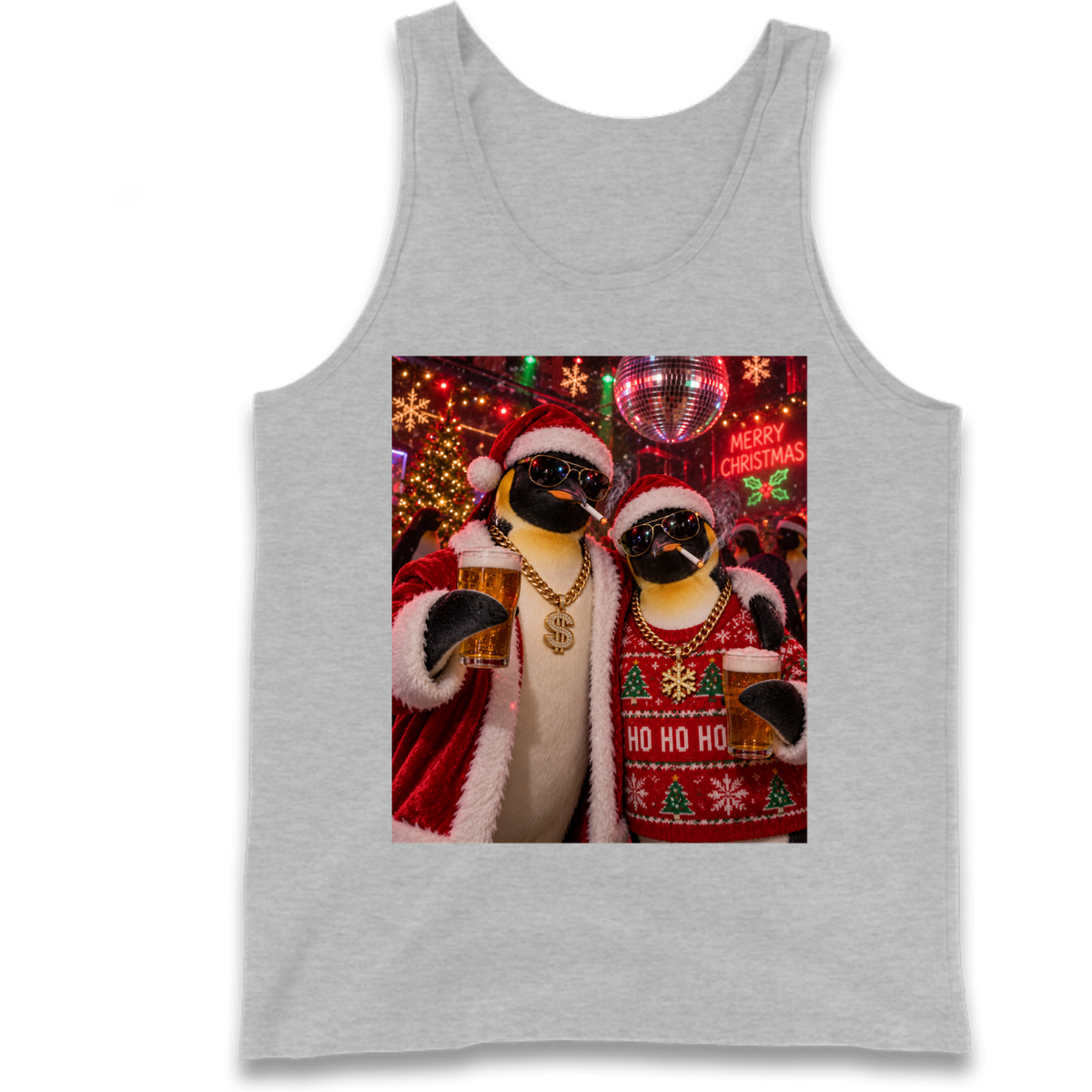 Penguin Christmas Tank Top
