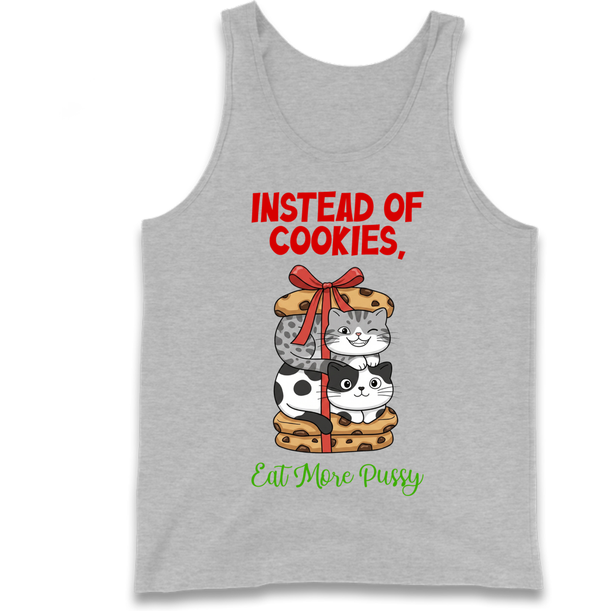Cheeky Cat Slogan Tank Top