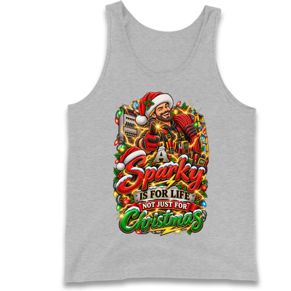 Sparky Christmas Tank Top