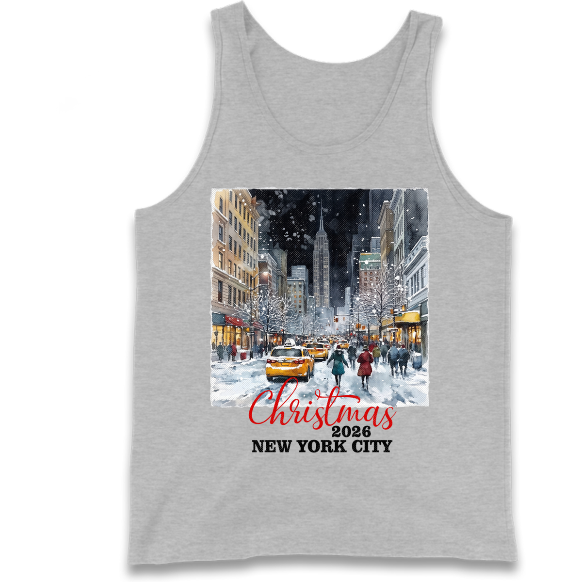 New York Winter Gift Tank Top