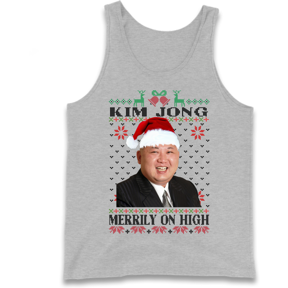 Kim Jong Christmas Tank Top