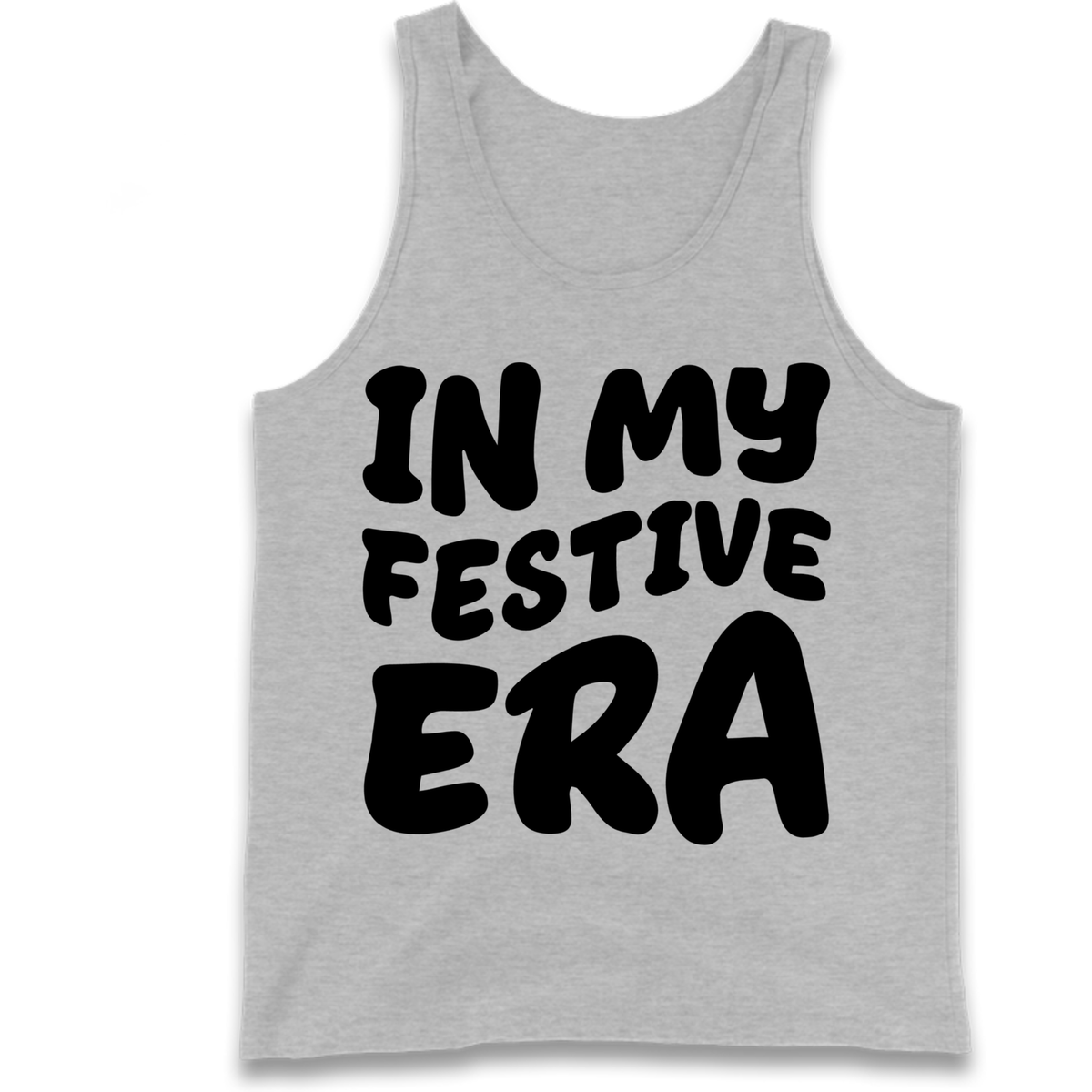 Modern Christmas Slogan Tank Top