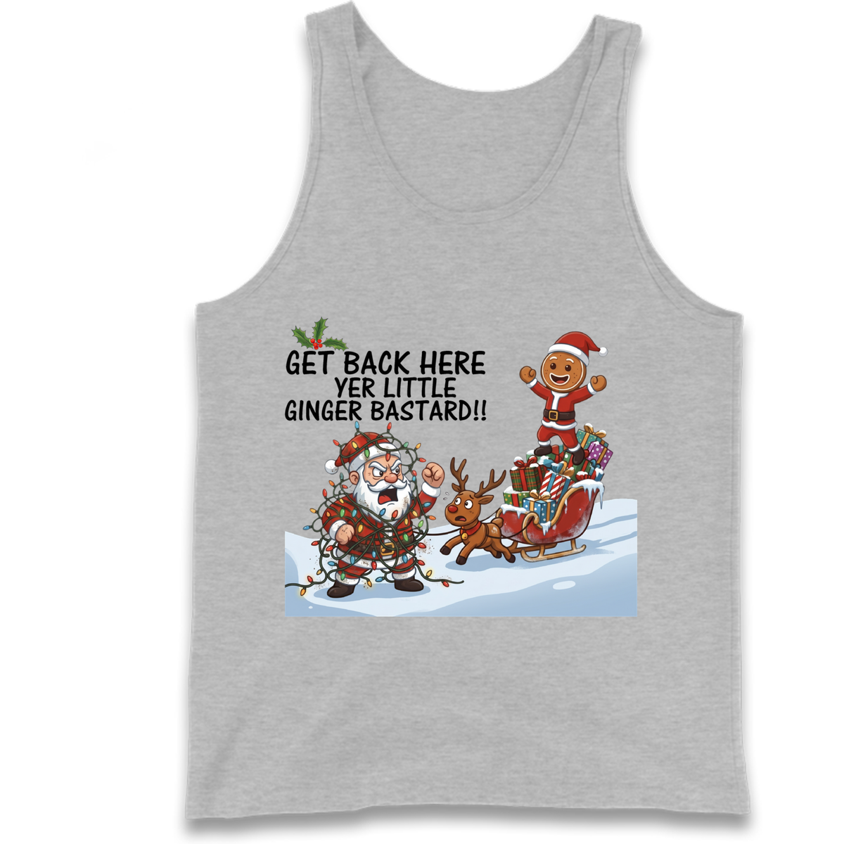 santa joke graphic Tank Top