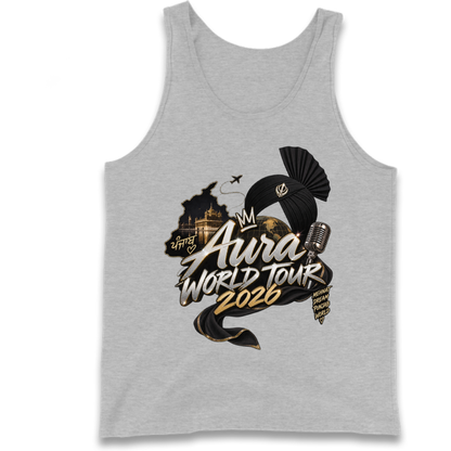 Diljit Dosanjh Aura World Tour 2026 Tank Top