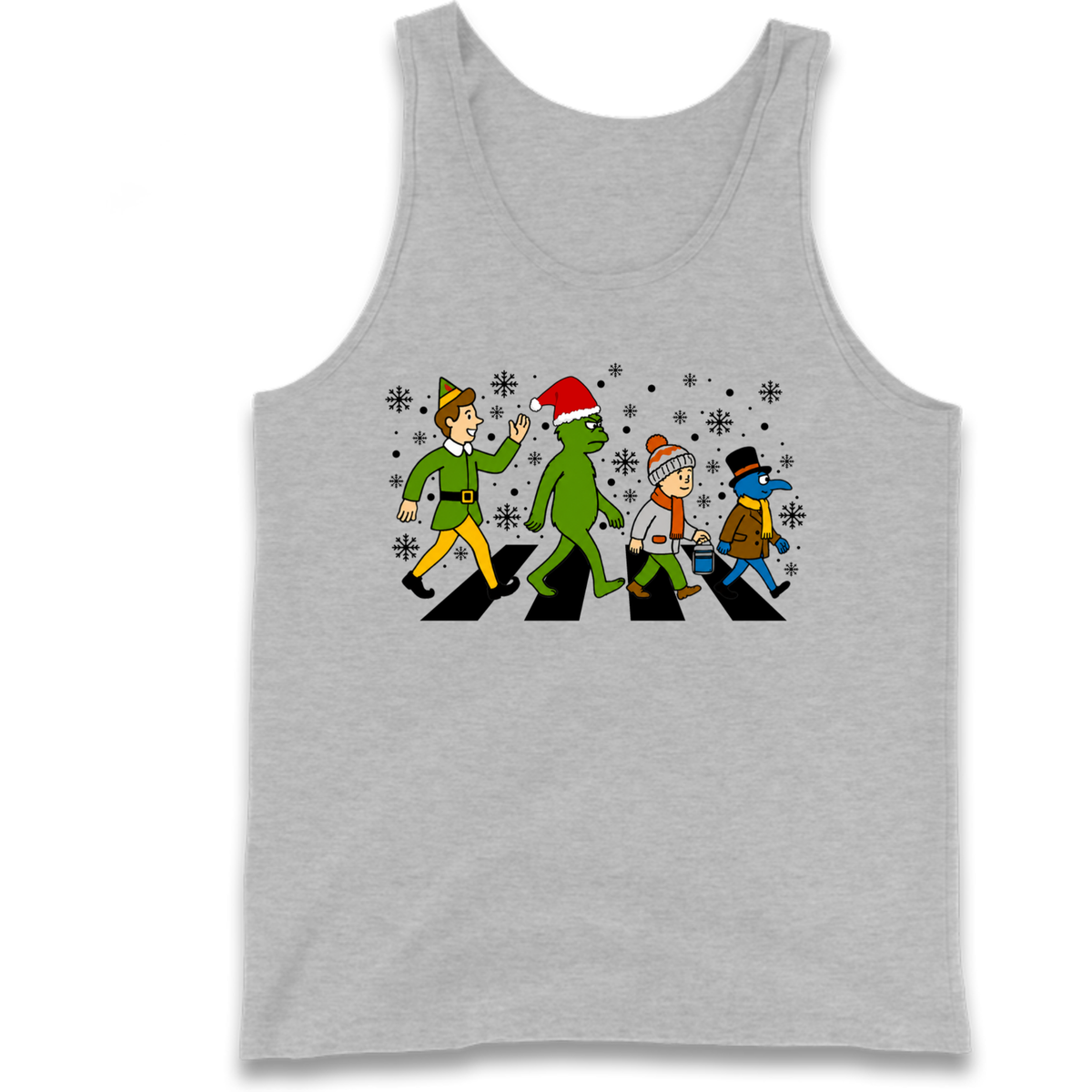 Abbey Road Walk Christmas jumper Tank Top
