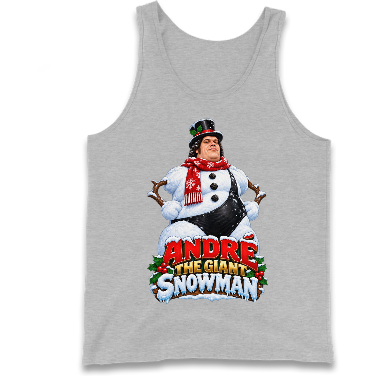 Andre The Giant Christmas Tank Top