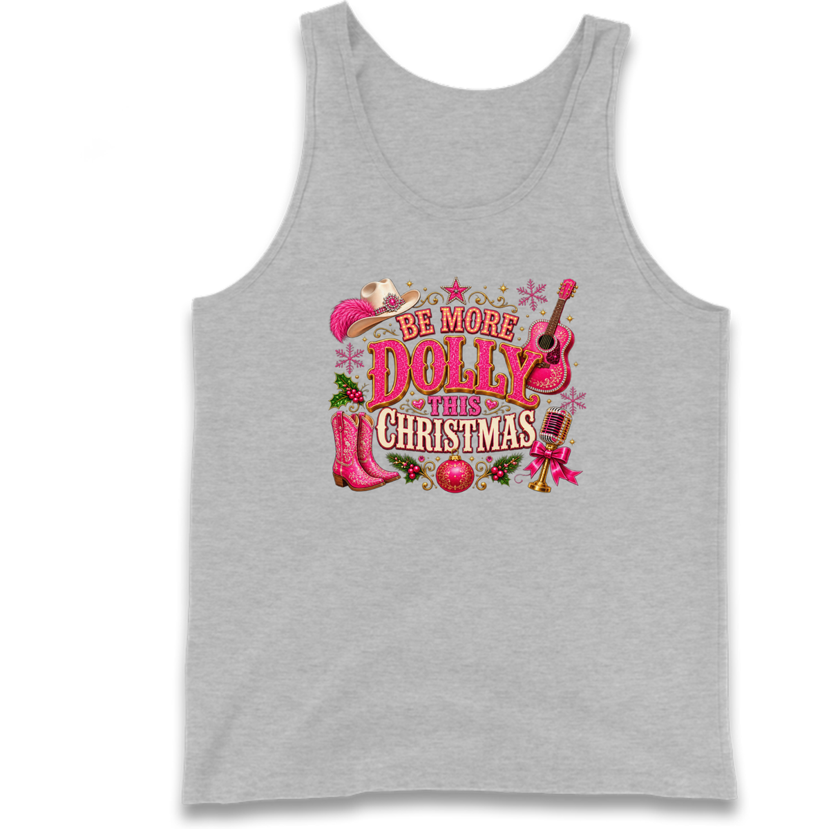 Dolly Parton Christmas Tank Top