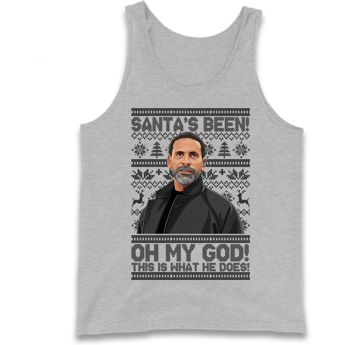 Steve Rio Ferdinand Christmas Tank Top