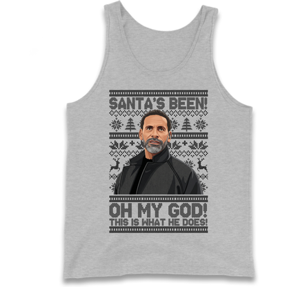 Steve Rio Ferdinand Christmas Tank Top