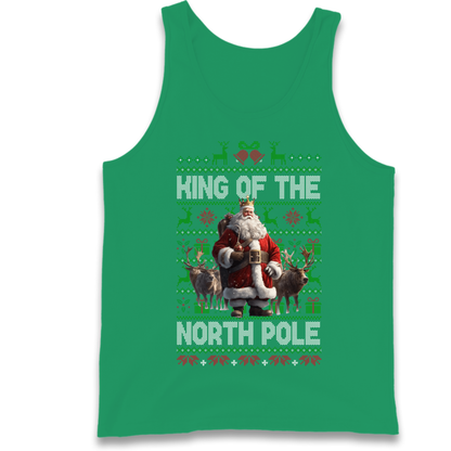 King Santa Christmas Tank Top