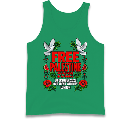 Macklemore and Friends Free Palestine Tour London 2026 Tank Top
