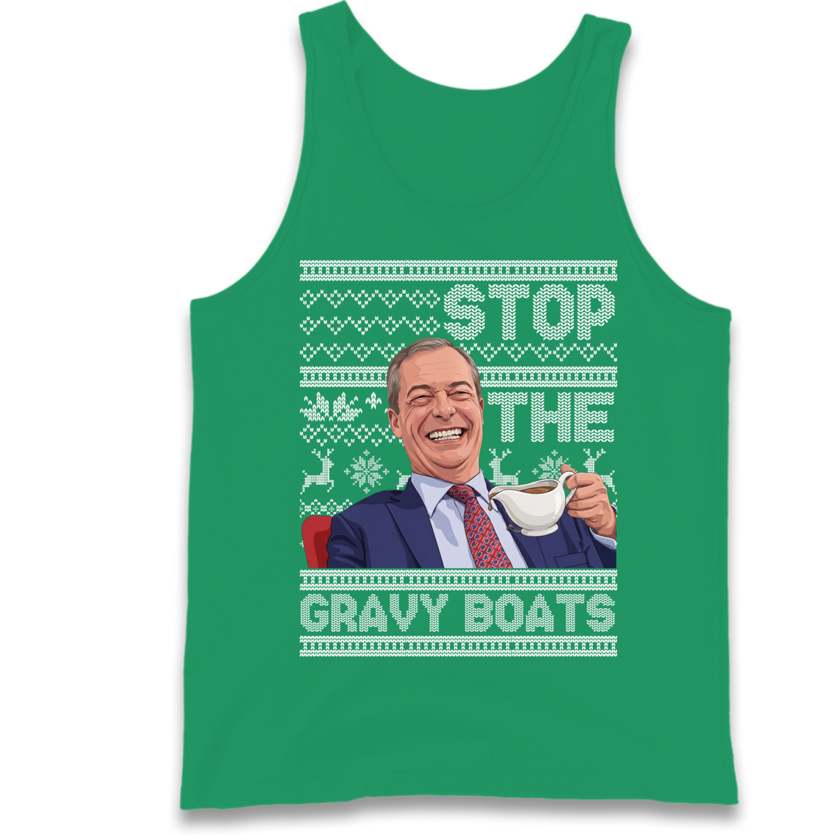 Satirical Festive Top Tank Top