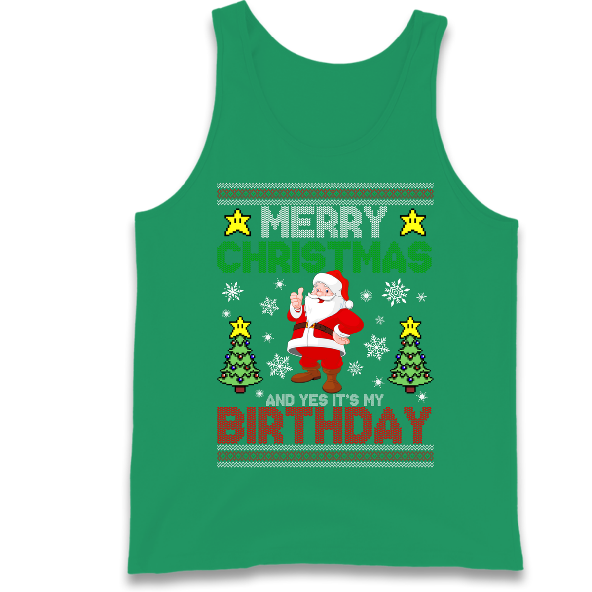 Santa birthday design Tank Top