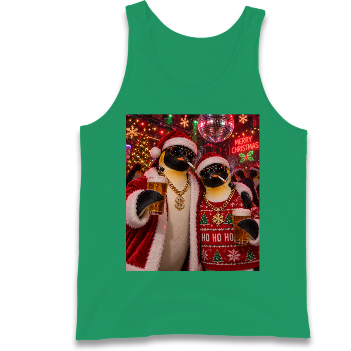 Penguin Christmas Tank Top