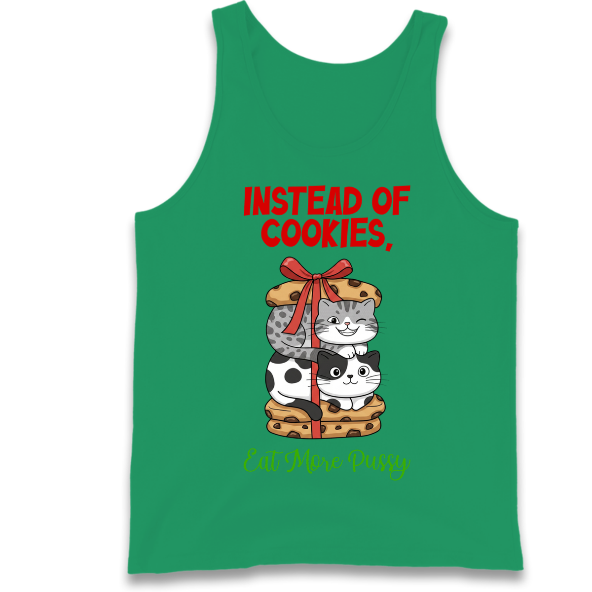 Cheeky Cat Slogan Tank Top