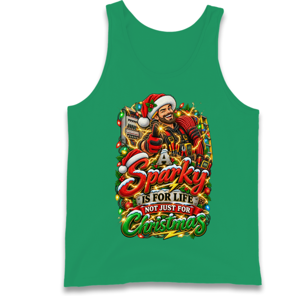Sparky Christmas Tank Top
