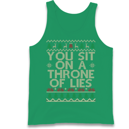 Throne Of Lies Christmas Tank Top