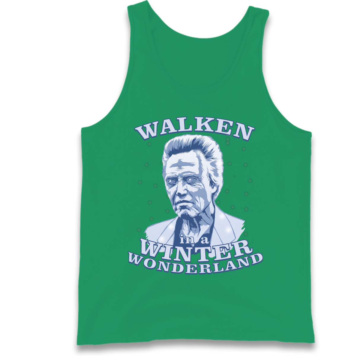 Christopher Walken Christmas Tank Top