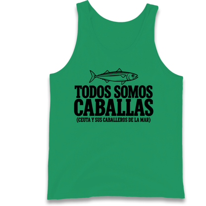 Todos Somos Caballas Ceuta Tank Top