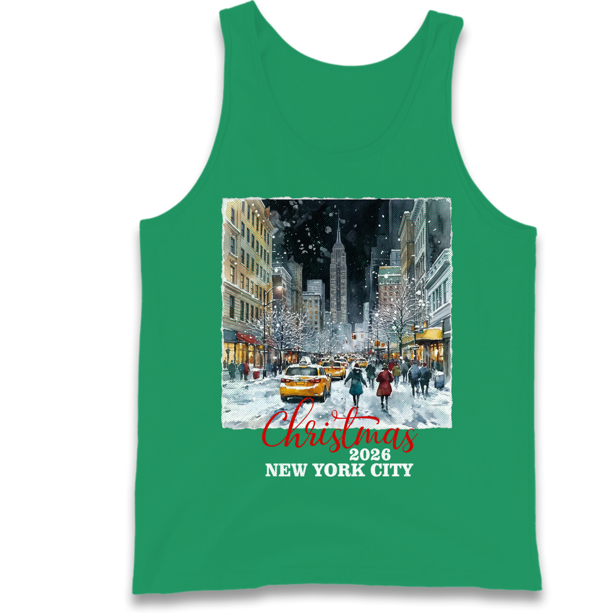 New York Winter Gift Tank Top