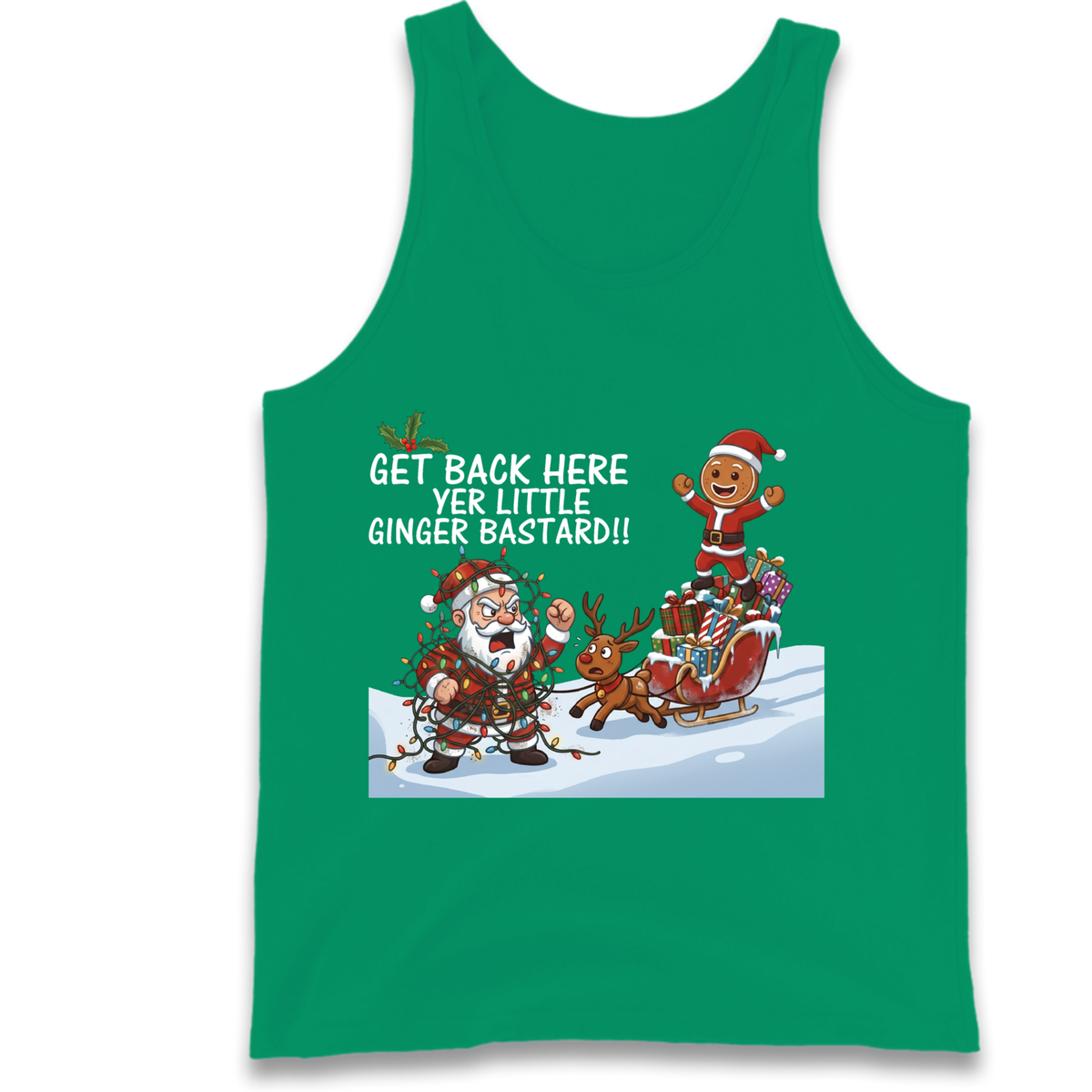 santa joke graphic Tank Top