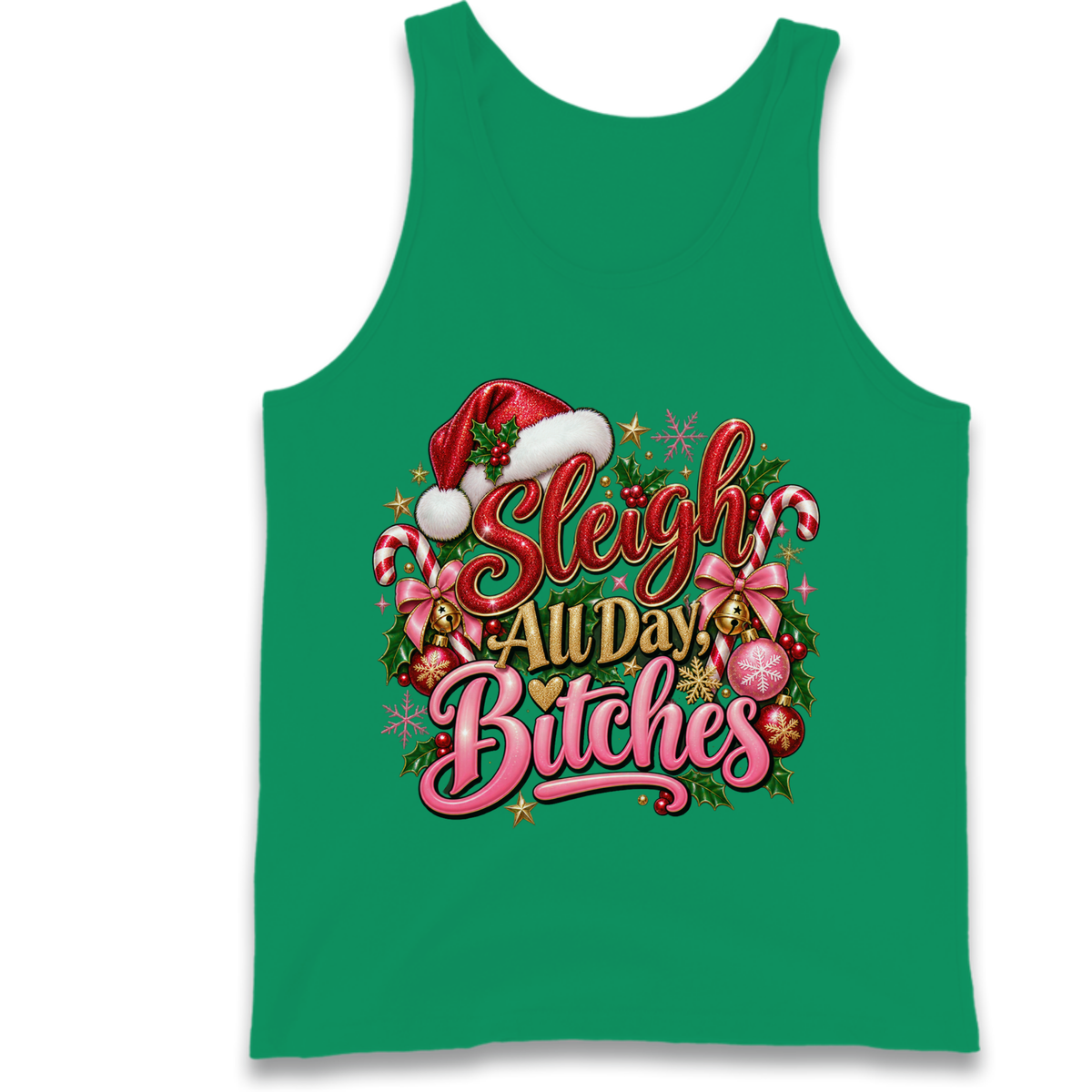 Womens Christmas Tank Top