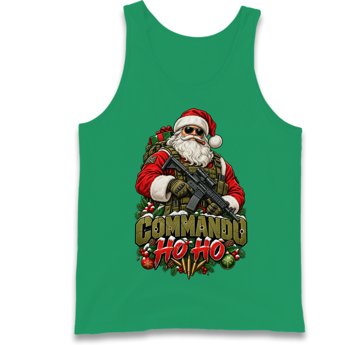 Commando Christmas Tank Top