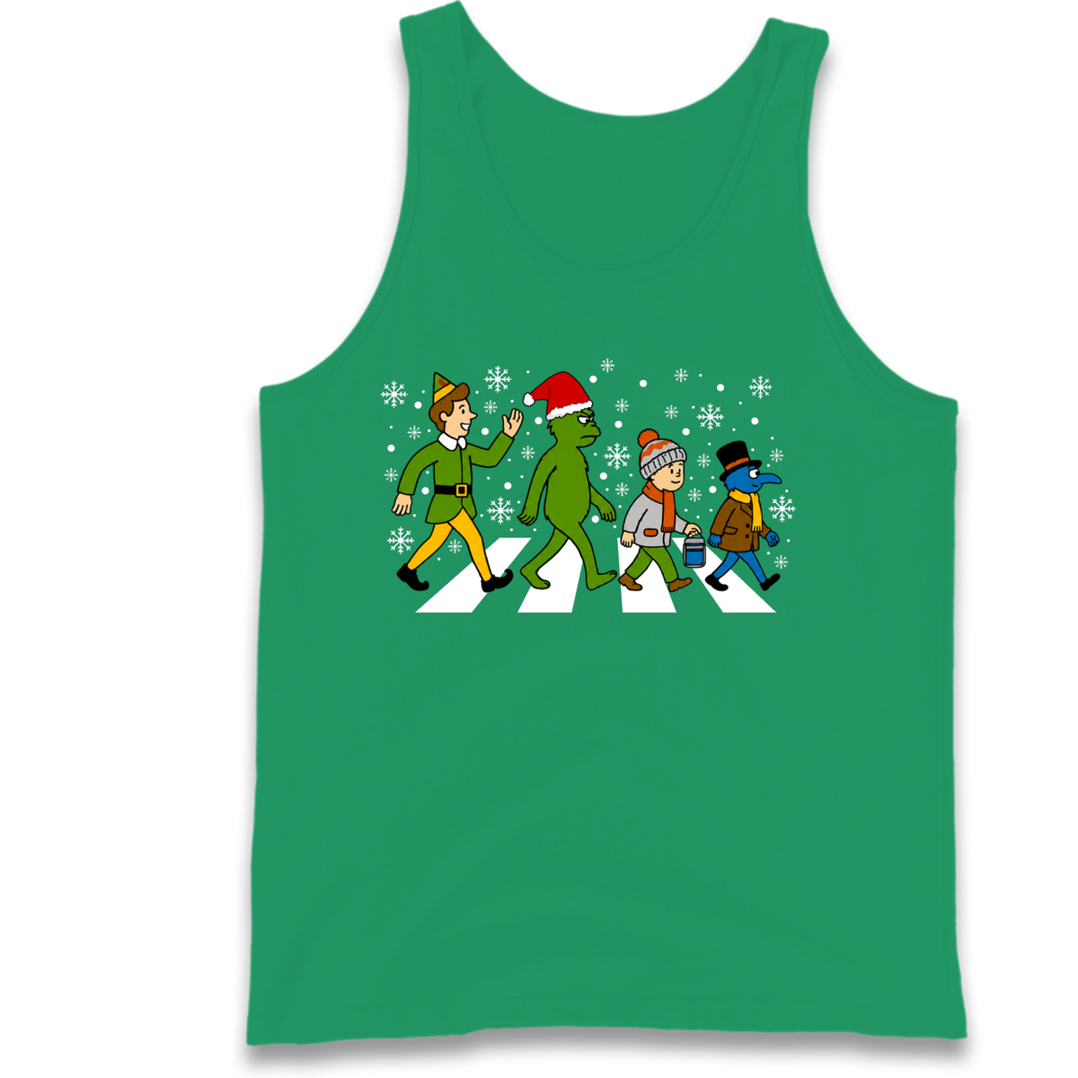 Abbey Road Walk Christmas jumper Tank Top