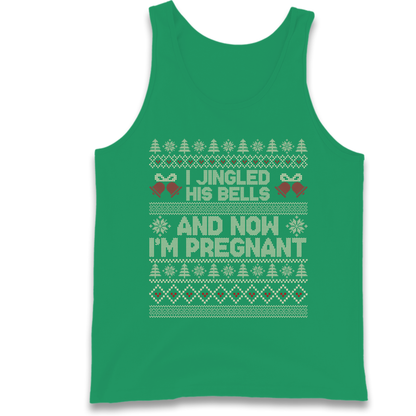 Pregnant At Christmas Tank Top