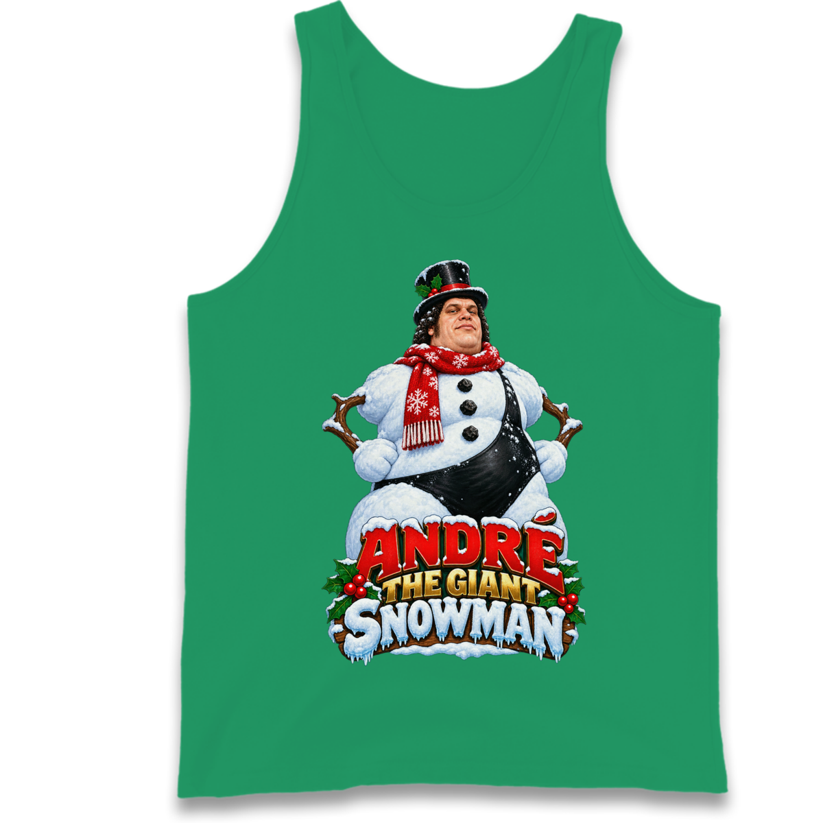 Andre The Giant Christmas Tank Top