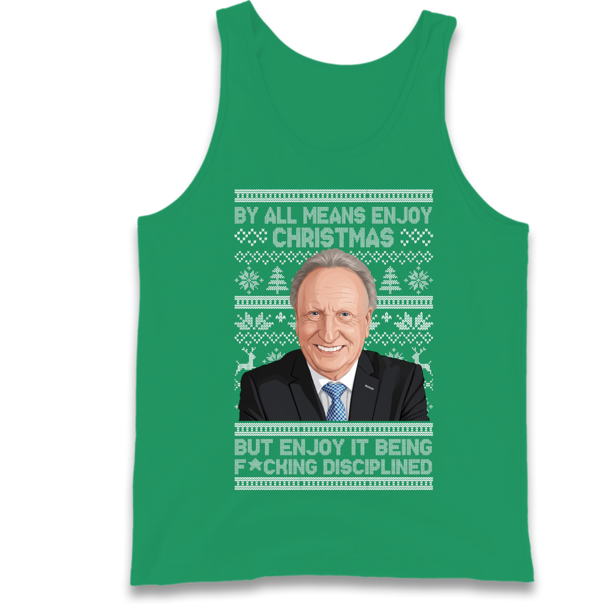 Neil Warnock Christmas Tank Top