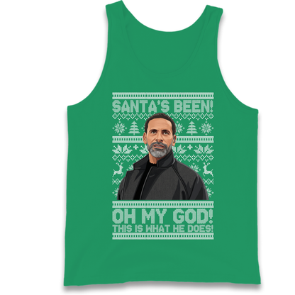 Steve Rio Ferdinand Christmas Tank Top