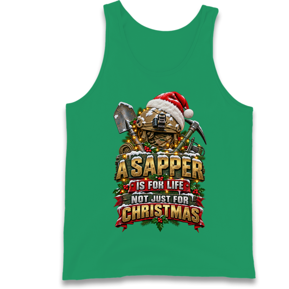 Royal Engineers Sappers Christmas Tank Top