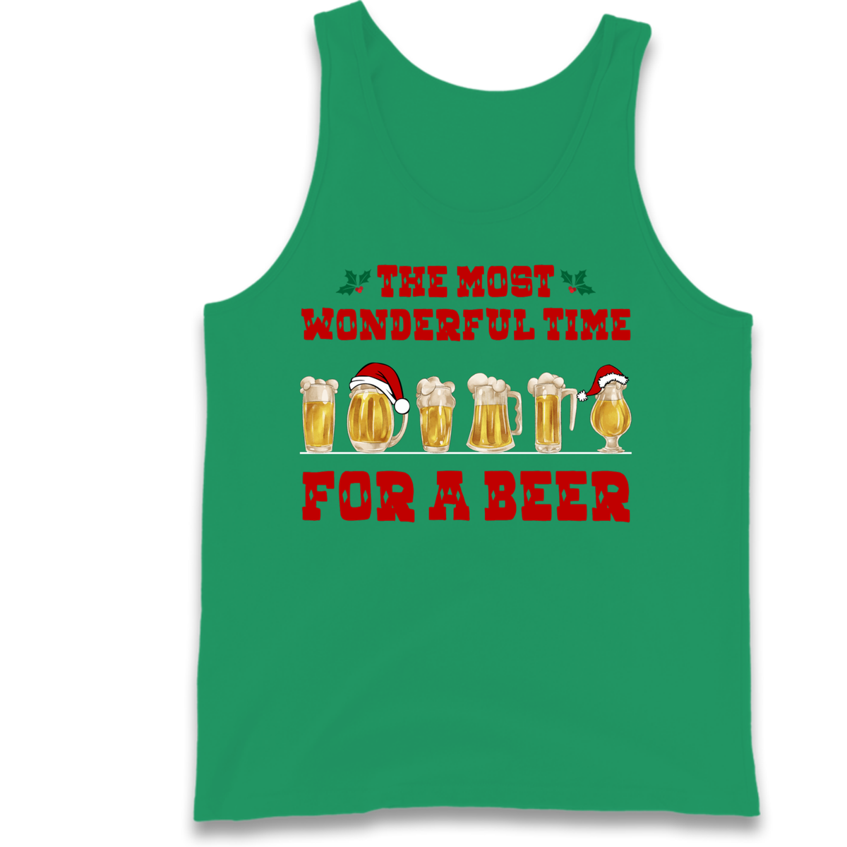 Festive Pint Graphic Tank Top