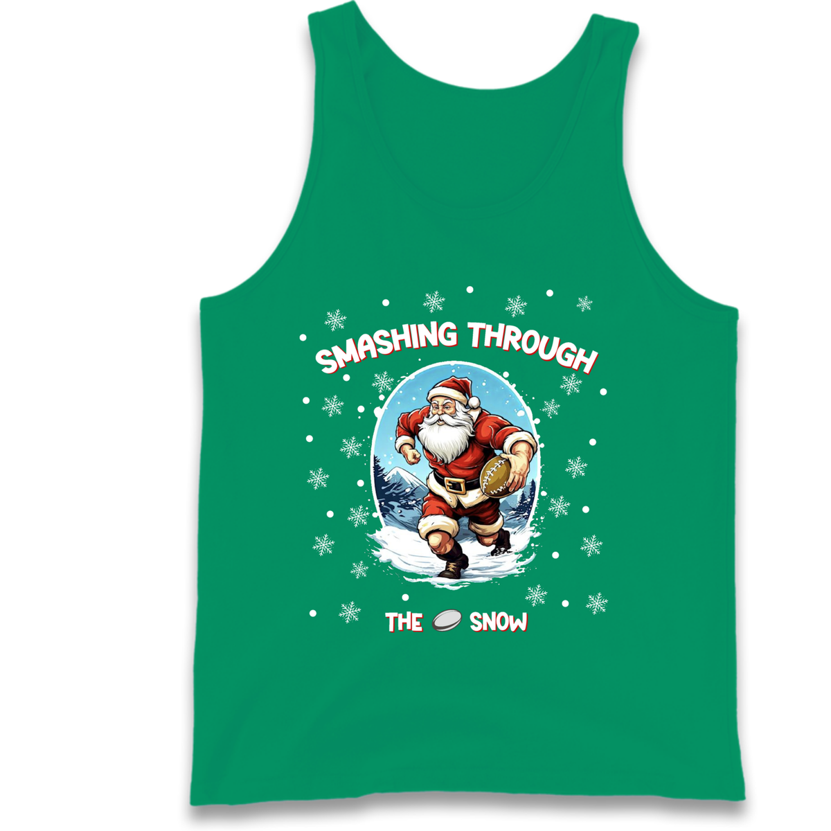 Rugby Santa Clothing Tank Top